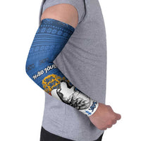 Personalized Estonia Christmas Arm Sleeves Haid Joule - Wonder Print Shop