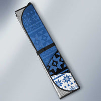 Estonia Christmas Auto Sun Shade Haid Joule - Wonder Print Shop