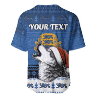 Personalized Estonia Christmas Baseball Jersey Haid Joule - Wonder Print Shop