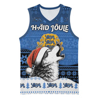 Personalized Estonia Christmas Basketball Jersey Haid Joule - Wonder Print Shop