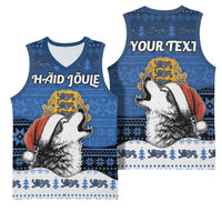 Personalized Estonia Christmas Basketball Jersey Haid Joule - Wonder Print Shop