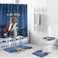 Estonia Christmas Bathroom Set Haid Joule - Wonder Print Shop