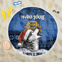 Estonia Christmas Beach Blanket Haid Joule - Wonder Print Shop