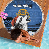 Estonia Christmas Beach Blanket Haid Joule - Wonder Print Shop