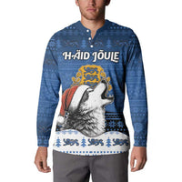 Personalized Estonia Christmas Button Sweatshirt Haid Joule - Wonder Print Shop