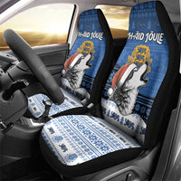 Estonia Christmas Car Seat Cover Haid Joule - Wonder Print Shop