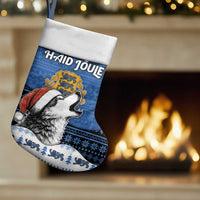 Personalized Estonia Christmas Stocking Haid Joule - Wonder Print Shop