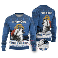 Personalized Estonia Christmas Ugly Christmas Sweater Haid Joule - Wonder Print Shop