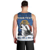Personalized Estonia Christmas Men Tank Top Haid Joule - Wonder Print Shop