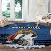 Estonia Christmas Round Carpet Haid Joule - Wonder Print Shop