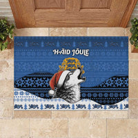 Estonia Christmas Rubber Doormat Haid Joule - Wonder Print Shop