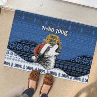 Estonia Christmas Rubber Doormat Haid Joule - Wonder Print Shop