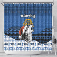 Estonia Christmas Shower Curtain Haid Joule - Wonder Print Shop