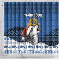 Estonia Christmas Shower Curtain Haid Joule - Wonder Print Shop