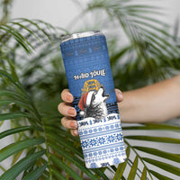 Personalized Estonia Christmas Skinny Tumbler Haid Joule - Wonder Print Shop