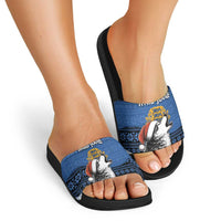Estonia Christmas Slide Sandals Haid Joule - Wonder Print Shop