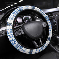 Estonia Christmas Steering Wheel Cover Haid Joule - Wonder Print Shop