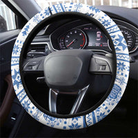 Estonia Christmas Steering Wheel Cover Haid Joule - Wonder Print Shop
