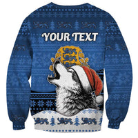 Personalized Estonia Christmas Sweatshirt Haid Joule - Wonder Print Shop