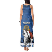 Personalized Estonia Christmas Tank Maxi Dress Haid Joule - Wonder Print Shop