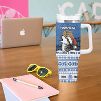 Personalized Estonia Christmas Tumbler With Handle Haid Joule - Wonder Print Shop