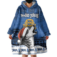 Personalized Estonia Christmas Wearable Blanket Hoodie Haid Joule - Wonder Print Shop