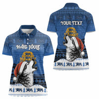 Personalized Estonia Christmas Women Polo Shirt Haid Joule - Wonder Print Shop