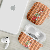 Panda Christmas AirPods Case Ho Ho Ho Caramel Pattern - Wonder Print Shop