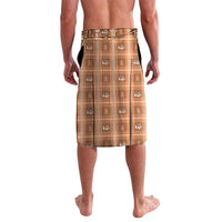 Panda Christmas Lavalava Ho Ho Ho Caramel Pattern - Wonder Print Shop