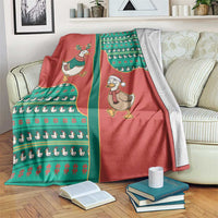 Western Yoke Blanket Merry Duckmas Funny Style - Wonder Print Shop