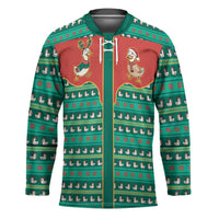 Western Yoke Hockey Jersey Merry Duckmas Funny Style - Wonder Print Shop