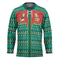Western Yoke Hockey Jersey Merry Duckmas Funny Style - Wonder Print Shop