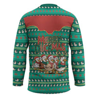 Western Yoke Hockey Jersey Merry Duckmas Funny Style - Wonder Print Shop