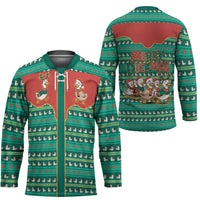 Western Yoke Hockey Jersey Merry Duckmas Funny Style - Wonder Print Shop