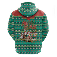 Western Yoke Hoodie Merry Duckmas Funny Style - Wonder Print Shop
