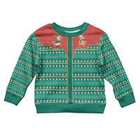 Western Yoke Kid Ugly Christmas Sweater Merry Duckmas Funny Style - Wonder Print Shop