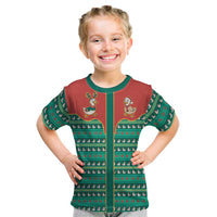 Western Yoke Kid T Shirt Merry Duckmas Funny Style - Wonder Print Shop