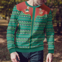 Western Yoke Ugly Christmas Sweater Merry Duckmas Funny Style - Wonder Print Shop