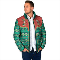 Western Yoke Padded Jacket Merry Duckmas Funny Style - Wonder Print Shop