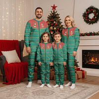 Western Yoke Christmas Pajama Set Merry Duckmas Funny Style - Wonder Print Shop