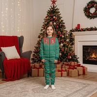 Western Yoke Christmas Pajama Set Merry Duckmas Funny Style - Wonder Print Shop
