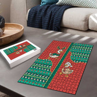 Western Yoke Puzzle Merry Duckmas Funny Style - Wonder Print Shop