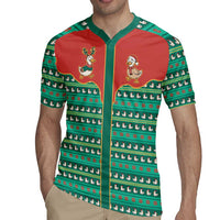 Western Yoke Rugby Jersey Merry Duckmas Funny Style - Wonder Print Shop