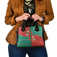 Western Yoke Shoulder Handbag Merry Duckmas Funny Style - Wonder Print Shop