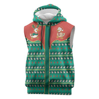 Western Yoke Sleeveless Hoodie Merry Duckmas Funny Style - Wonder Print Shop