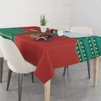 Western Yoke Tablecloth Merry Duckmas Funny Style - Wonder Print Shop
