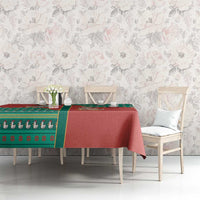 Western Yoke Tablecloth Merry Duckmas Funny Style - Wonder Print Shop