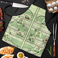 Western Yoke Apron Frog Christmas Cute Style - Wonder Print Shop