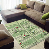 Western Yoke Area Rug Frog Christmas Cute Style - Wonder Print Shop