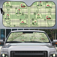 Western Yoke Auto Sun Shade Frog Christmas Cute Style - Wonder Print Shop